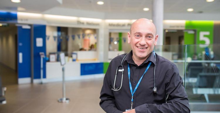 doctor smiling