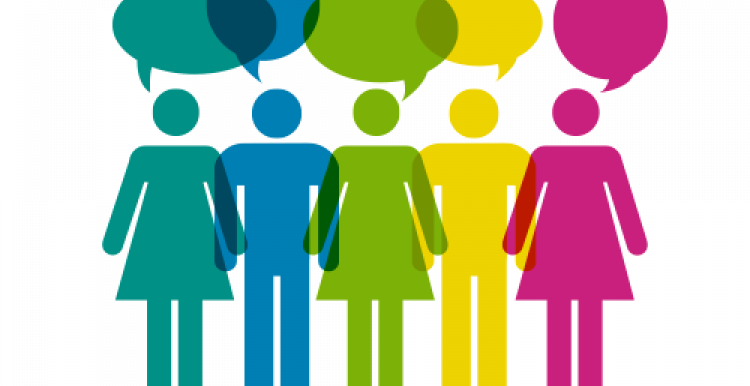 infographic infographic people with speech bubbles