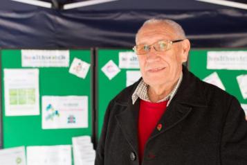 Older man smiling