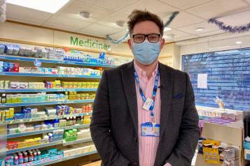 pharmacist at a pharmacy