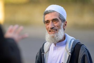 muslim man smiling