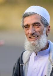 muslim man smiling